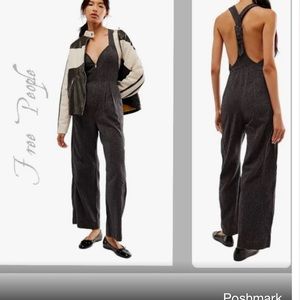 Free People Black Jumpsuit